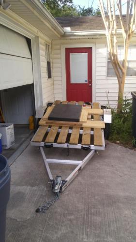 Got the Surface Plate home, now the offloading starts.