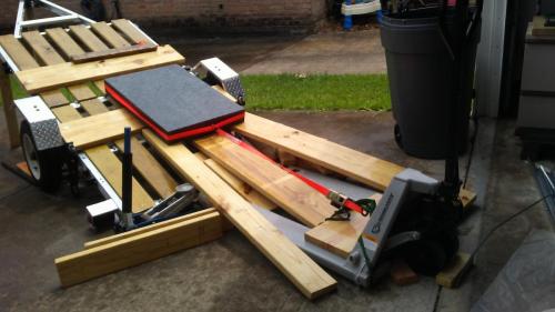 it was sliding 1 inch at a time