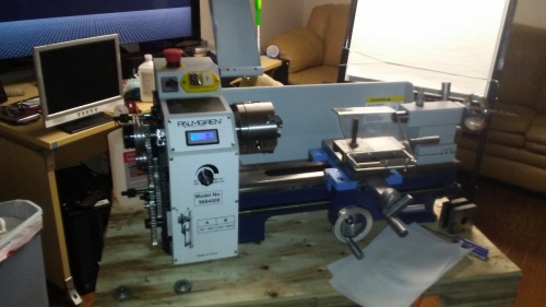 Palmgren Mini Lathe 8x12, just got it out the box